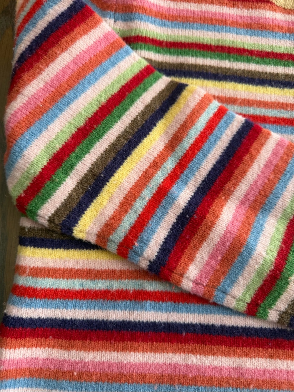 GAP vintage crazy stripes Multicolor Striped Crewneck Sweater - Picture 3 of 8